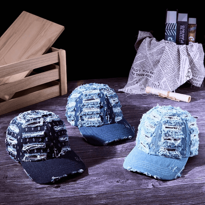BlueWave Denim Cap