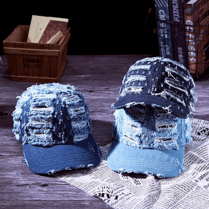 BlueWave Denim Cap