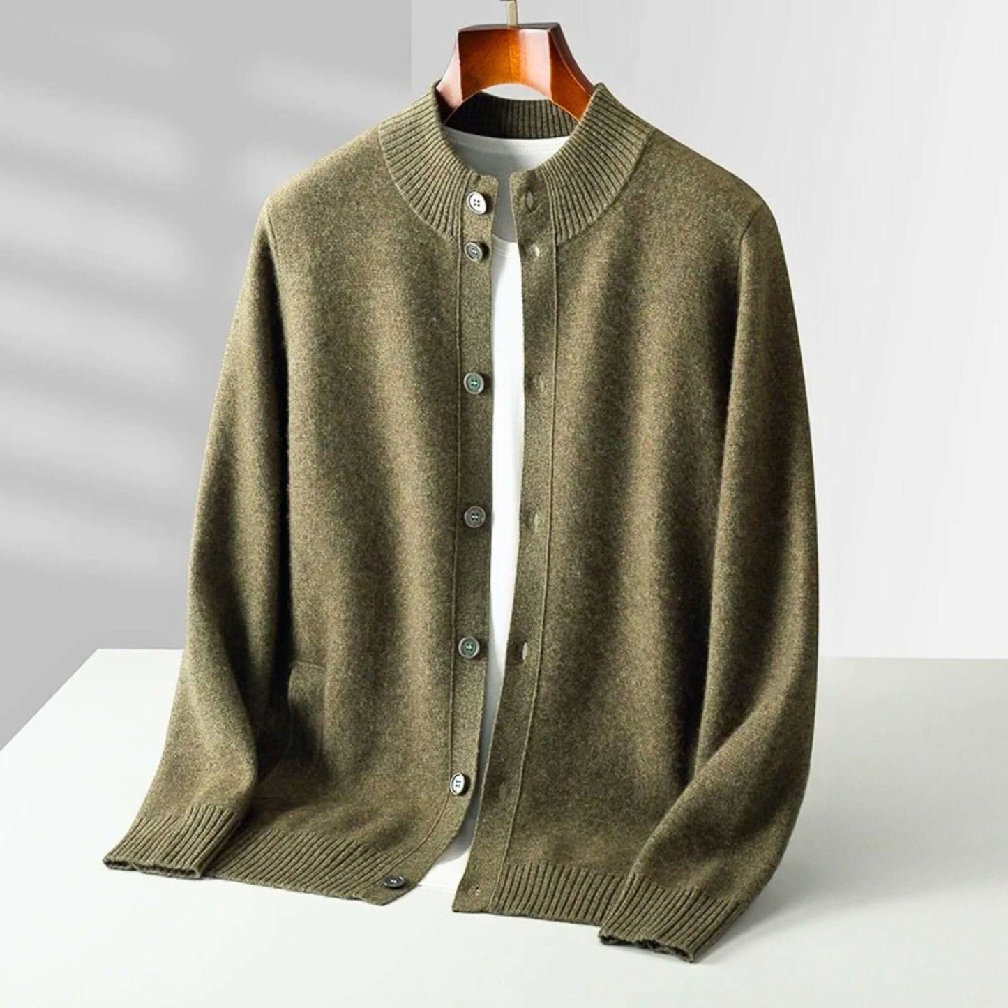 Eterna Merino Wool Cardigan