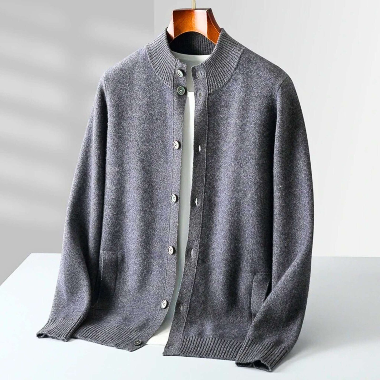 Eterna Merino Wool Cardigan